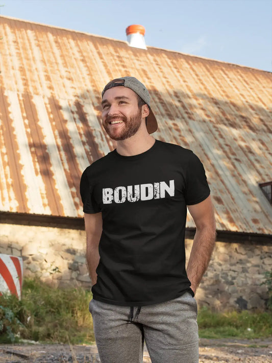 boudin Men's Vintage T shirt Black Birthday Gift 00554