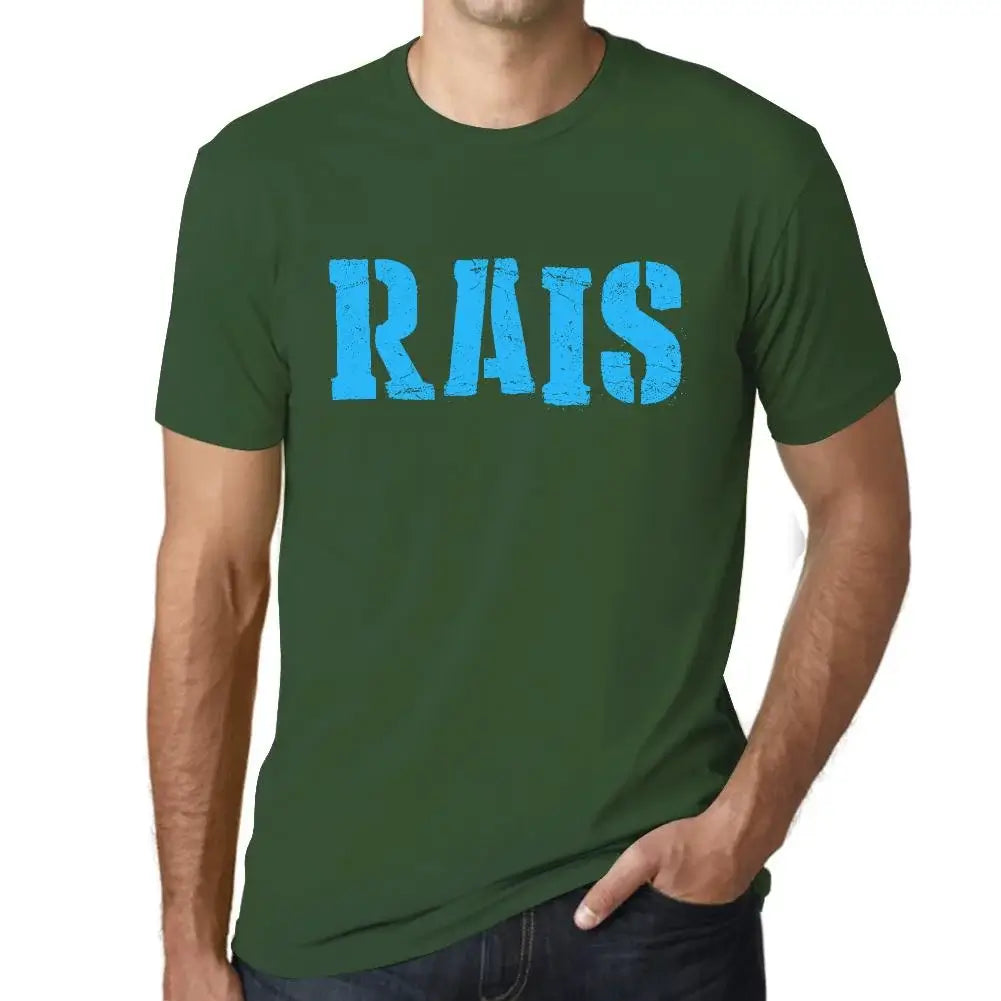 Men's Graphic T-Shirt Rais Eco-Friendly Limited Edition Short Sleeve Tee-Shirt Vintage Birthday Gift Novelty