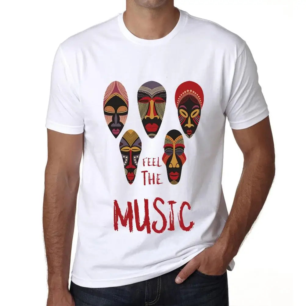 Men's Graphic T-Shirt Native Feel The Music Eco-Friendly Limited Edition Short Sleeve Tee-Shirt Vintage Birthday Gift Novelty