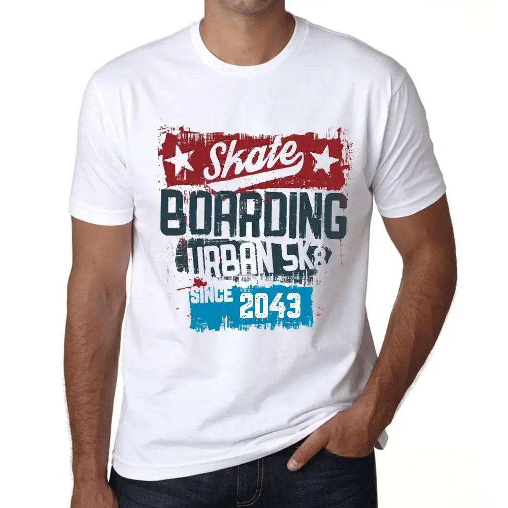 Men's Graphic T-Shirt Urban Skateboard Since 2043