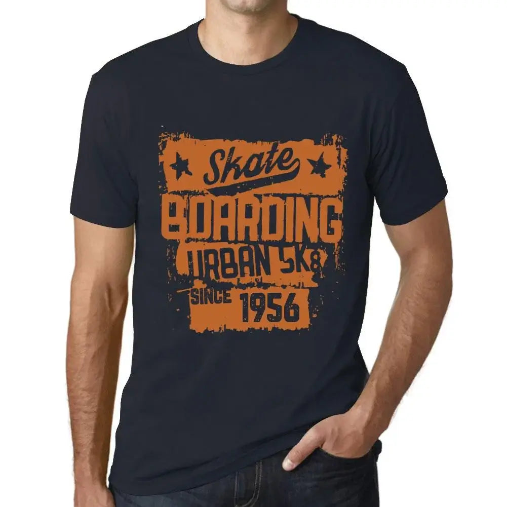 Men's Graphic T-Shirt Urban Skateboard Since 1956 68th Birthday Anniversary 68 Year Old Gift 1956 Vintage Eco-Friendly Short Sleeve Novelty Tee