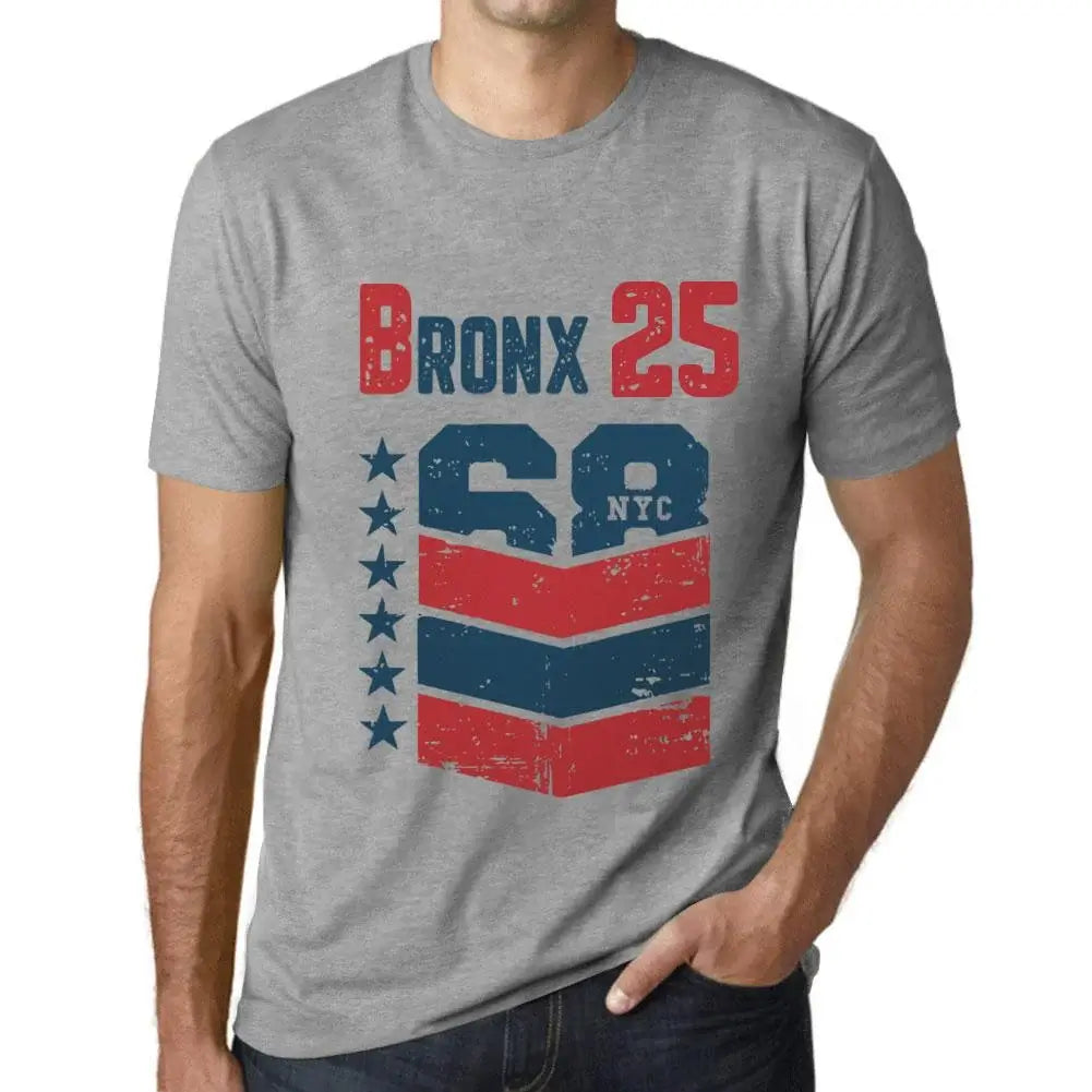 Men's Graphic T-Shirt Bronx 25 25th Birthday Anniversary 25 Year Old Gift 1999 Vintage Eco-Friendly Short Sleeve Novelty Tee