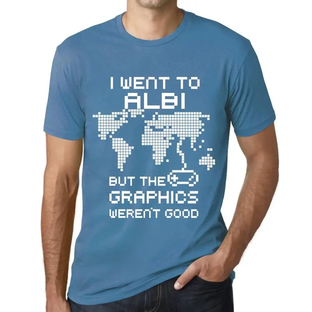 Men's Graphic T-Shirt I Went To Albi But The Graphics Weren’t Good Eco-Friendly Limited Edition Short Sleeve Tee-Shirt Vintage Birthday Gift Novelty