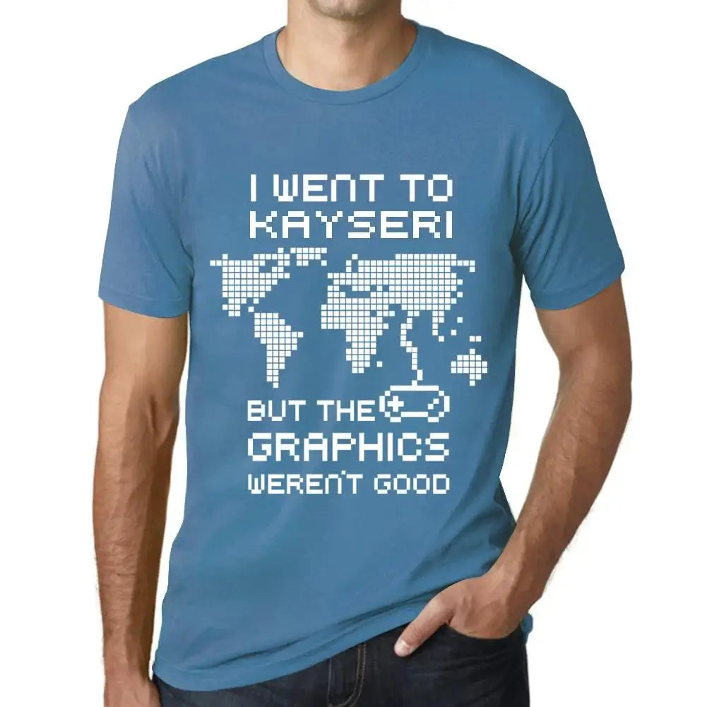 Men's Graphic T-Shirt I Went To Kayseri But The Graphics Weren’t Good Eco-Friendly Limited Edition Short Sleeve Tee-Shirt Vintage Birthday Gift Novelty