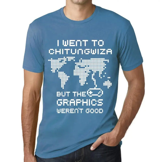 Men's Graphic T-Shirt I Went To Chitungwiza But The Graphics Weren’t Good Eco-Friendly Limited Edition Short Sleeve Tee-Shirt Vintage Birthday Gift Novelty