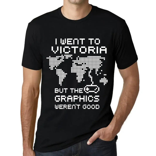 Men's Graphic T-Shirt I Went To Victoria But The Graphics Weren’t Good Eco-Friendly Limited Edition Short Sleeve Tee-Shirt Vintage Birthday Gift Novelty