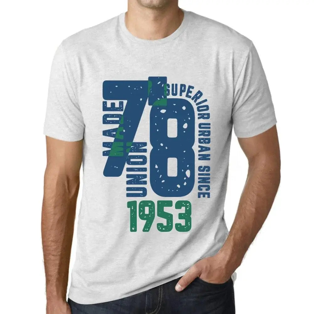 Men's Graphic T-Shirt Superior Urban Style Since 1953 71st Birthday Anniversary 71 Year Old Gift 1953 Vintage Eco-Friendly Short Sleeve Novelty Tee