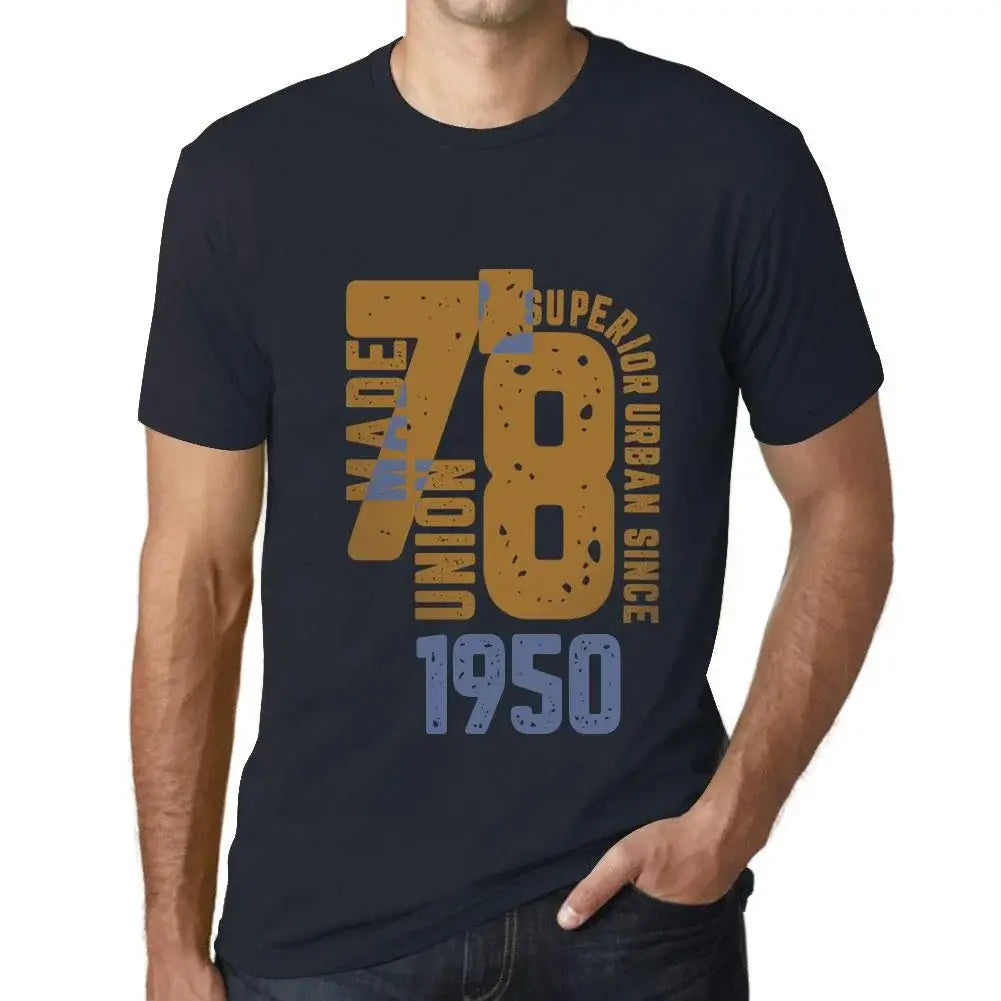 Men's Graphic T-Shirt Superior Urban Style Since 1950 74th Birthday Anniversary 74 Year Old Gift 1950 Vintage Eco-Friendly Short Sleeve Novelty Tee