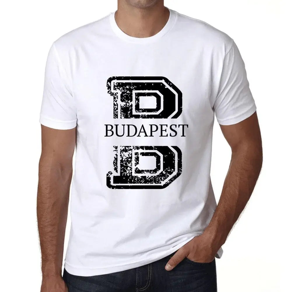 Men's Graphic T-Shirt Budapest Eco-Friendly Limited Edition Short Sleeve Tee-Shirt Vintage Birthday Gift Novelty