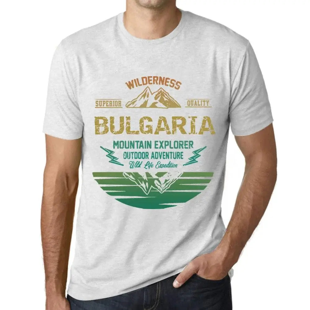 Men's Graphic T-Shirt Outdoor Adventure, Wilderness, Mountain Explorer Bulgaria Eco-Friendly Limited Edition Short Sleeve Tee-Shirt Vintage Birthday Gift Novelty