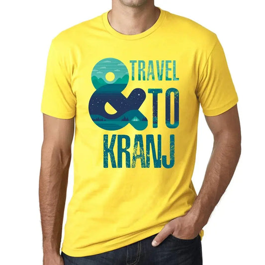 Men's Graphic T-Shirt And Travel To Kranj Eco-Friendly Limited Edition Short Sleeve Tee-Shirt Vintage Birthday Gift Novelty