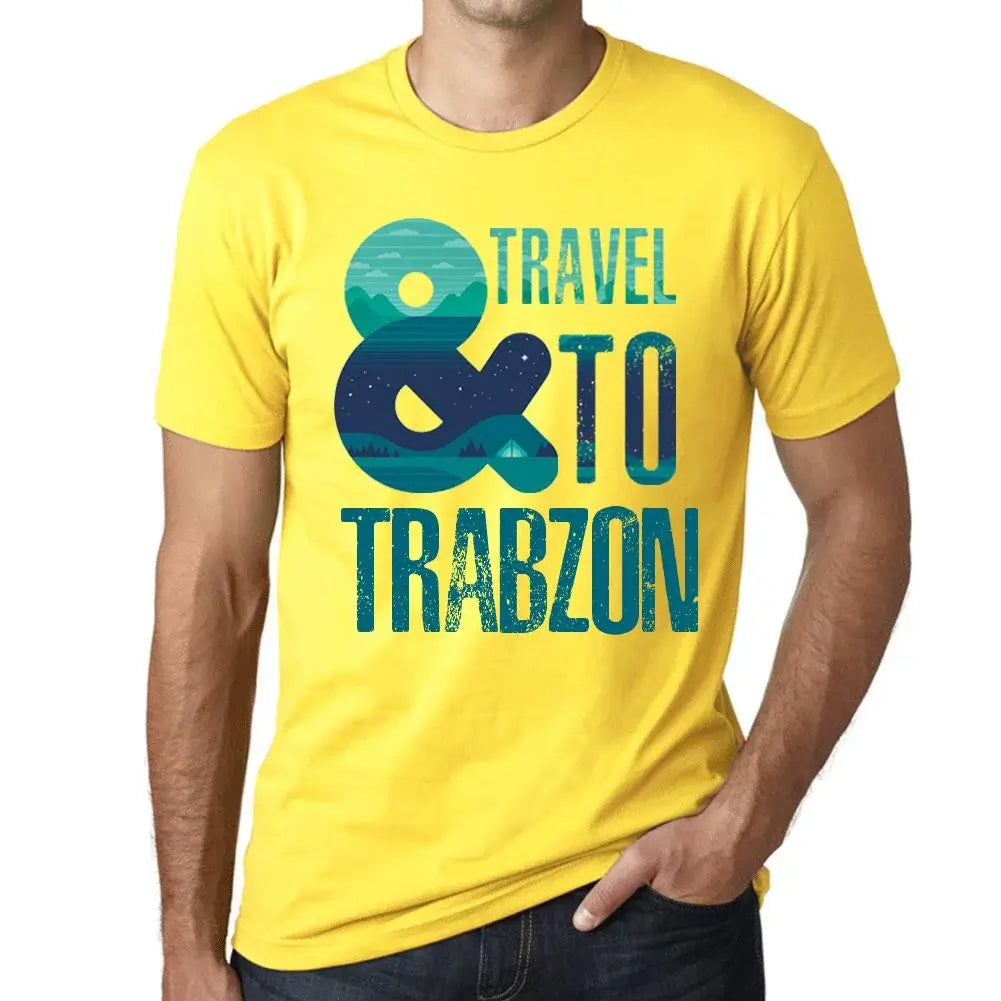 Men's Graphic T-Shirt And Travel To Trabzon Eco-Friendly Limited Edition Short Sleeve Tee-Shirt Vintage Birthday Gift Novelty