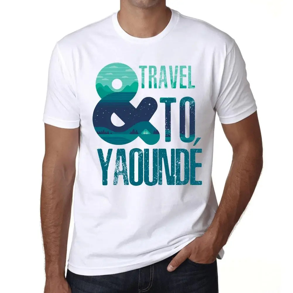 Men's Graphic T-Shirt And Travel To Yaoundé Eco-Friendly Limited Edition Short Sleeve Tee-Shirt Vintage Birthday Gift Novelty