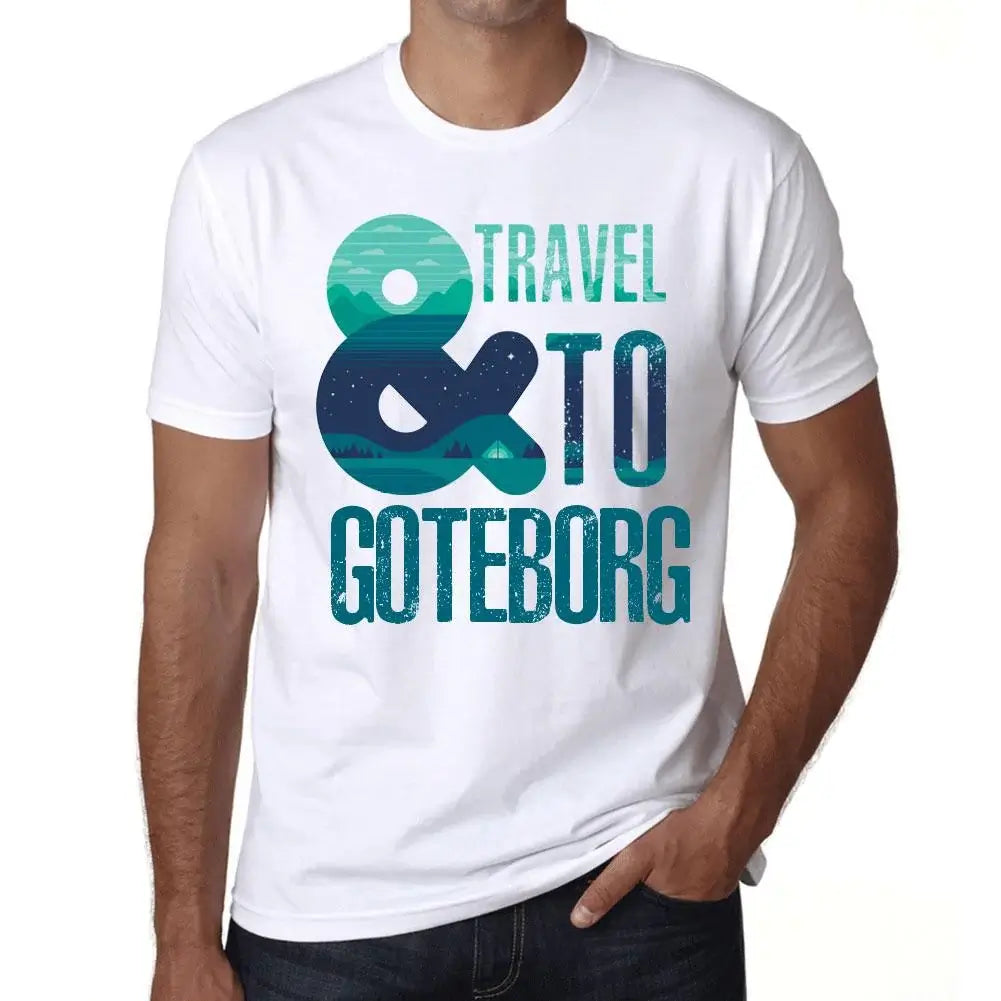 Men's Graphic T-Shirt And Travel To Göteborg Eco-Friendly Limited Edition Short Sleeve Tee-Shirt Vintage Birthday Gift Novelty