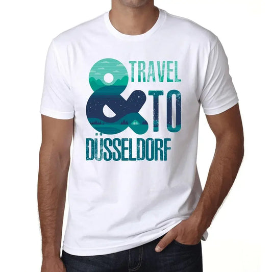 Men's Graphic T-Shirt And Travel To Düsseldorf Eco-Friendly Limited Edition Short Sleeve Tee-Shirt Vintage Birthday Gift Novelty