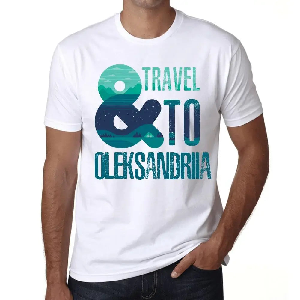 Men's Graphic T-Shirt And Travel To Oleksandriia Eco-Friendly Limited Edition Short Sleeve Tee-Shirt Vintage Birthday Gift Novelty