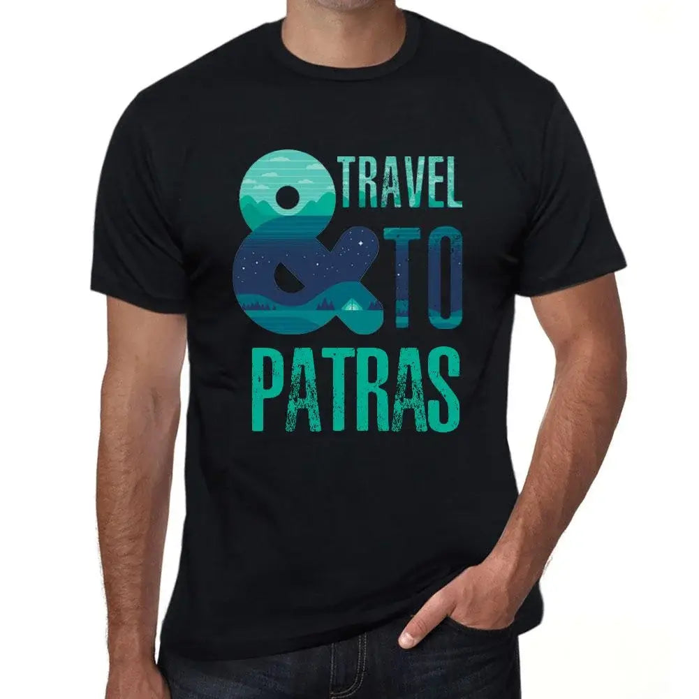 Men's Graphic T-Shirt And Travel To Patras Eco-Friendly Limited Edition Short Sleeve Tee-Shirt Vintage Birthday Gift Novelty