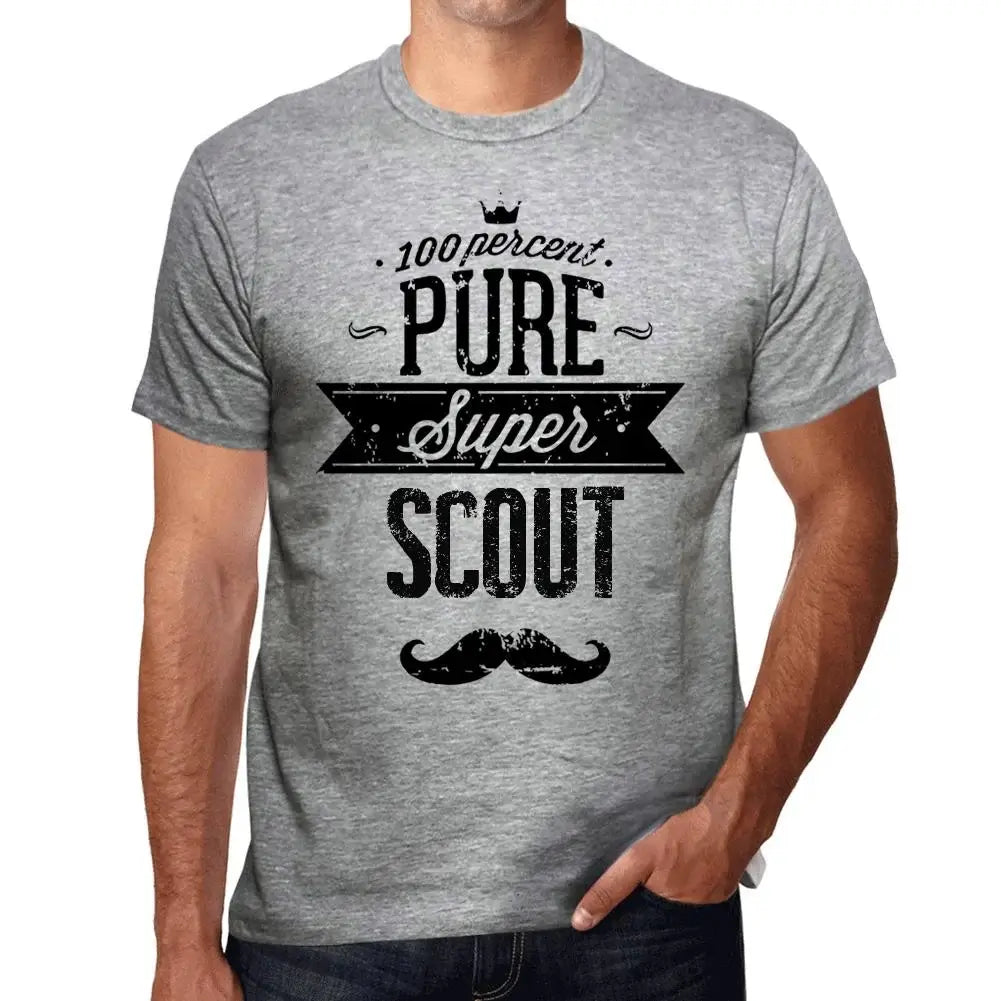 Men's Graphic T-Shirt 100% Pure Super Scout Eco-Friendly Limited Edition Short Sleeve Tee-Shirt Vintage Birthday Gift Novelty