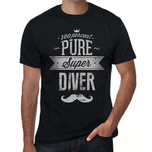 Men's Graphic T-Shirt 100% Pure Super Diver Eco-Friendly Limited Edition Short Sleeve Tee-Shirt Vintage Birthday Gift Novelty