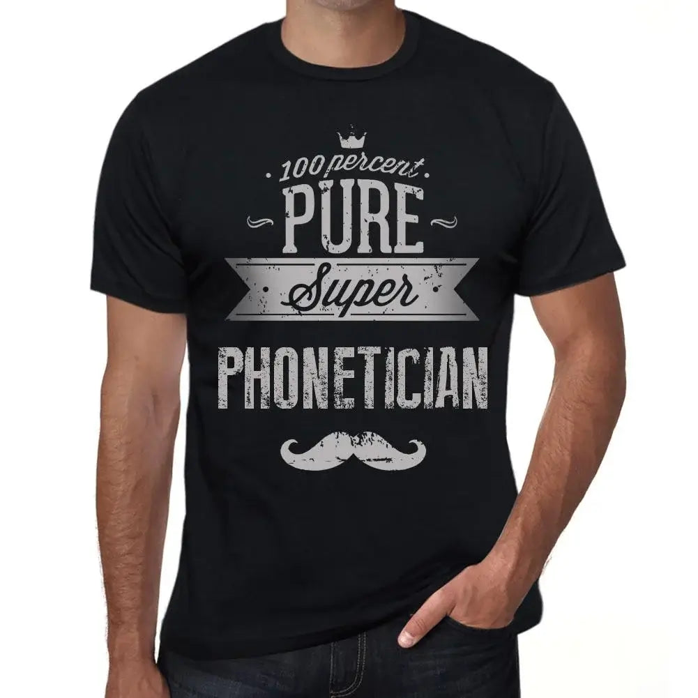 Men's Graphic T-Shirt 100% Pure Super Phonetician Eco-Friendly Limited Edition Short Sleeve Tee-Shirt Vintage Birthday Gift Novelty