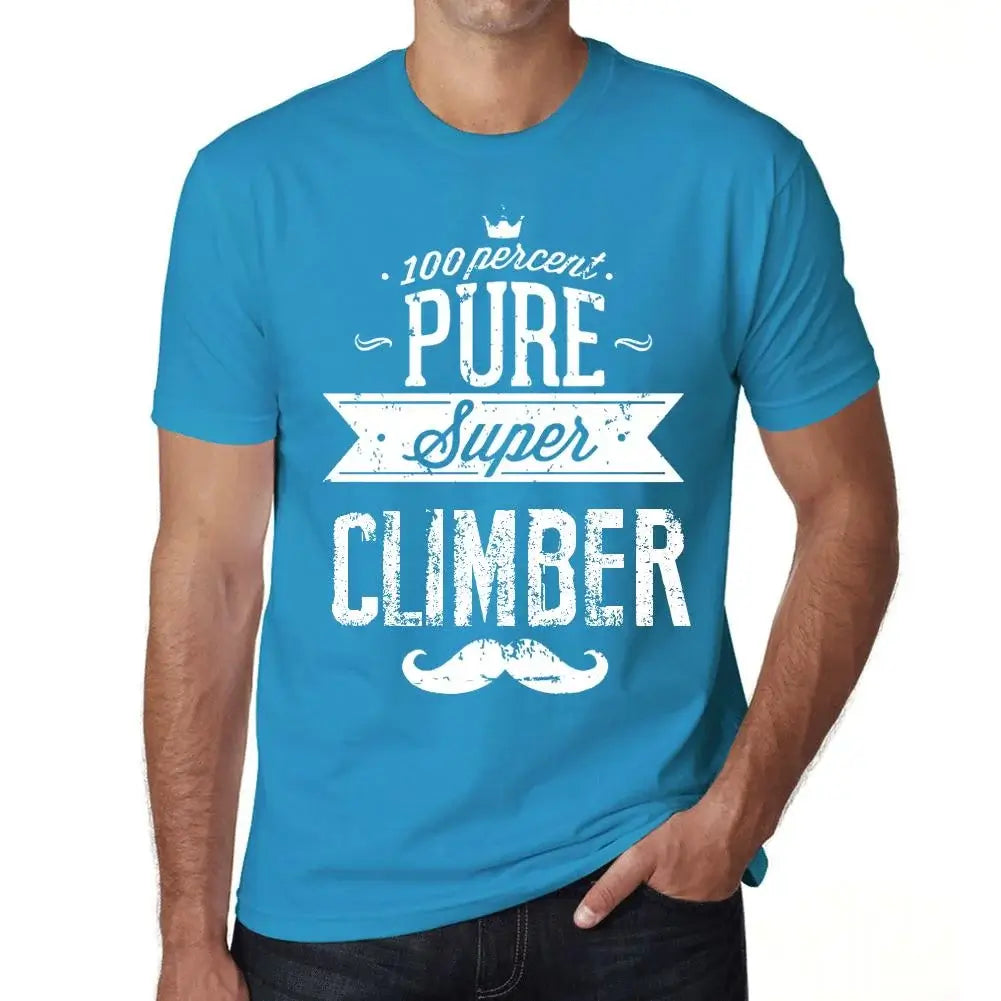 Men's Graphic T-Shirt 100% Pure Super Climber Eco-Friendly Limited Edition Short Sleeve Tee-Shirt Vintage Birthday Gift Novelty