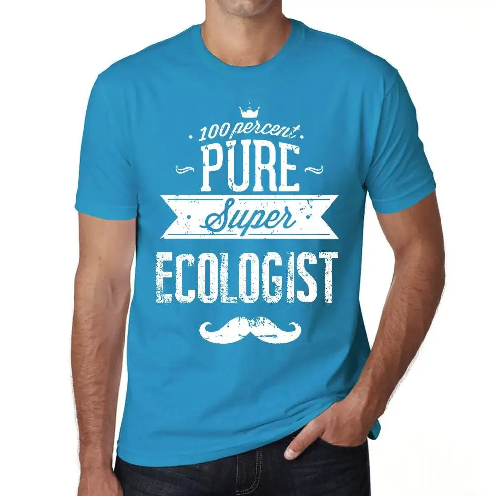 Men's Graphic T-Shirt 100% Pure Super Ecologist Eco-Friendly Limited Edition Short Sleeve Tee-Shirt Vintage Birthday Gift Novelty