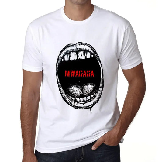 Men's Graphic T-Shirt Mouth Expressions Mwahaha Eco-Friendly Limited Edition Short Sleeve Tee-Shirt Vintage Birthday Gift Novelty