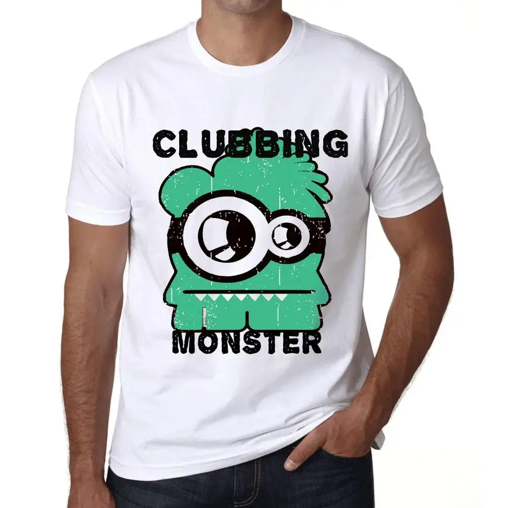 Men's Graphic T-Shirt Clubbing Monster Eco-Friendly Limited Edition Short Sleeve Tee-Shirt Vintage Birthday Gift Novelty