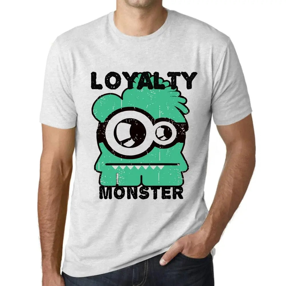 Men's Graphic T-Shirt Loyalty Monster Eco-Friendly Limited Edition Short Sleeve Tee-Shirt Vintage Birthday Gift Novelty