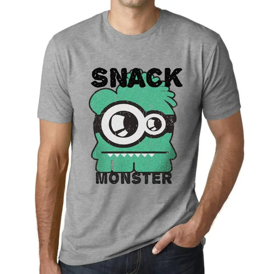 Men's Graphic T-Shirt Snack Monster Eco-Friendly Limited Edition Short Sleeve Tee-Shirt Vintage Birthday Gift Novelty