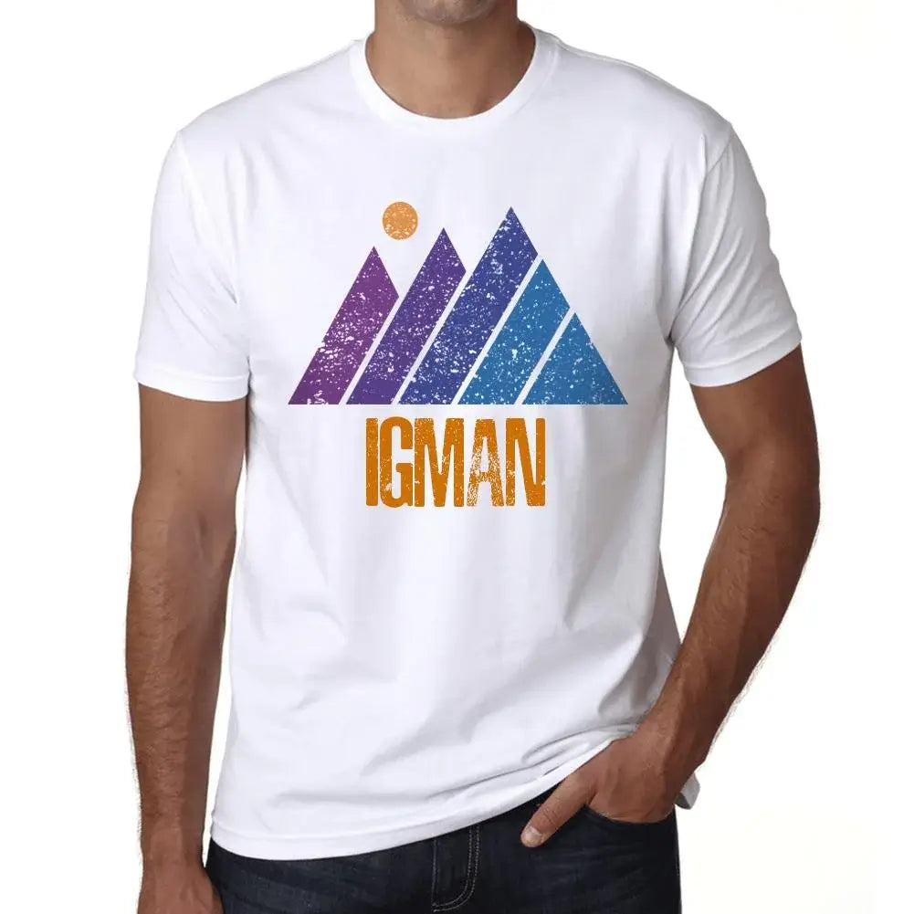 Men's Graphic T-Shirt Mountain Igman Eco-Friendly Limited Edition Short Sleeve Tee-Shirt Vintage Birthday Gift Novelty