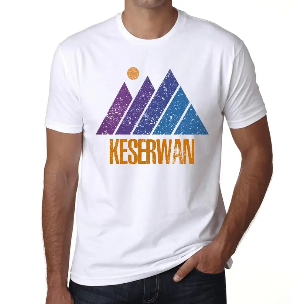 Men's Graphic T-Shirt Mountain Keserwan Eco-Friendly Limited Edition Short Sleeve Tee-Shirt Vintage Birthday Gift Novelty