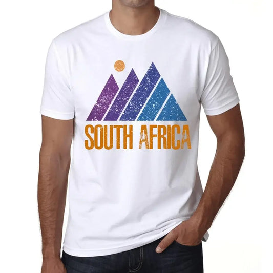 Men's Graphic T-Shirt Mountain South Africa Eco-Friendly Limited Edition Short Sleeve Tee-Shirt Vintage Birthday Gift Novelty