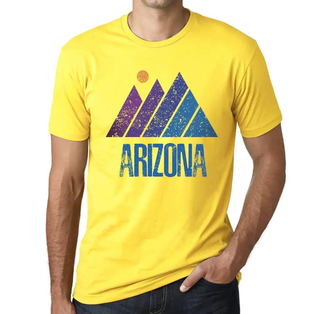 Men's Graphic T-Shirt Mountain Arizona Eco-Friendly Limited Edition Short Sleeve Tee-Shirt Vintage Birthday Gift Novelty