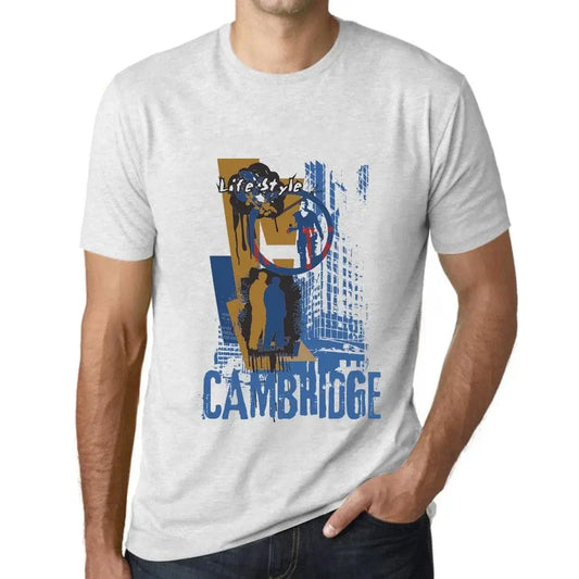 Men's Graphic T-Shirt Cambridge Lifestyle Eco-Friendly Limited Edition Short Sleeve Tee-Shirt Vintage Birthday Gift Novelty