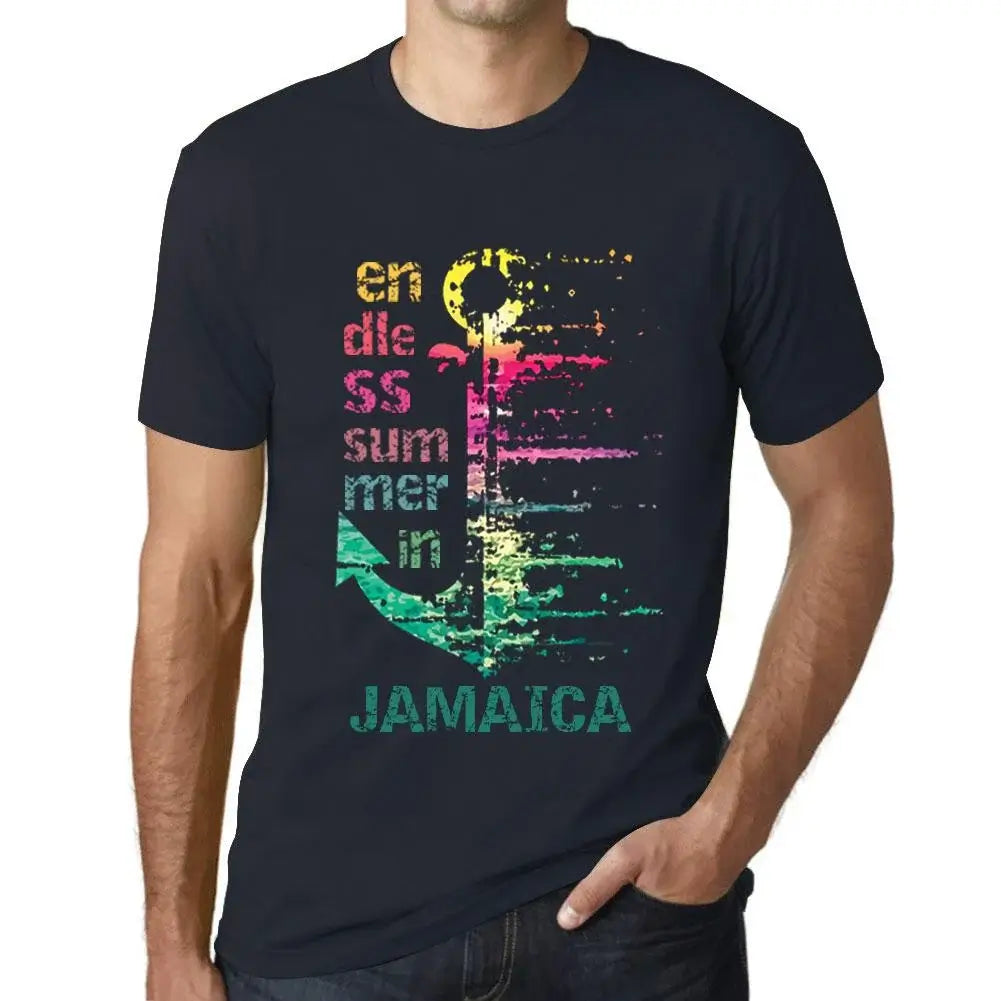 Men's Graphic T-Shirt Endless Summer In Jamaica Eco-Friendly Limited Edition Short Sleeve Tee-Shirt Vintage Birthday Gift Novelty