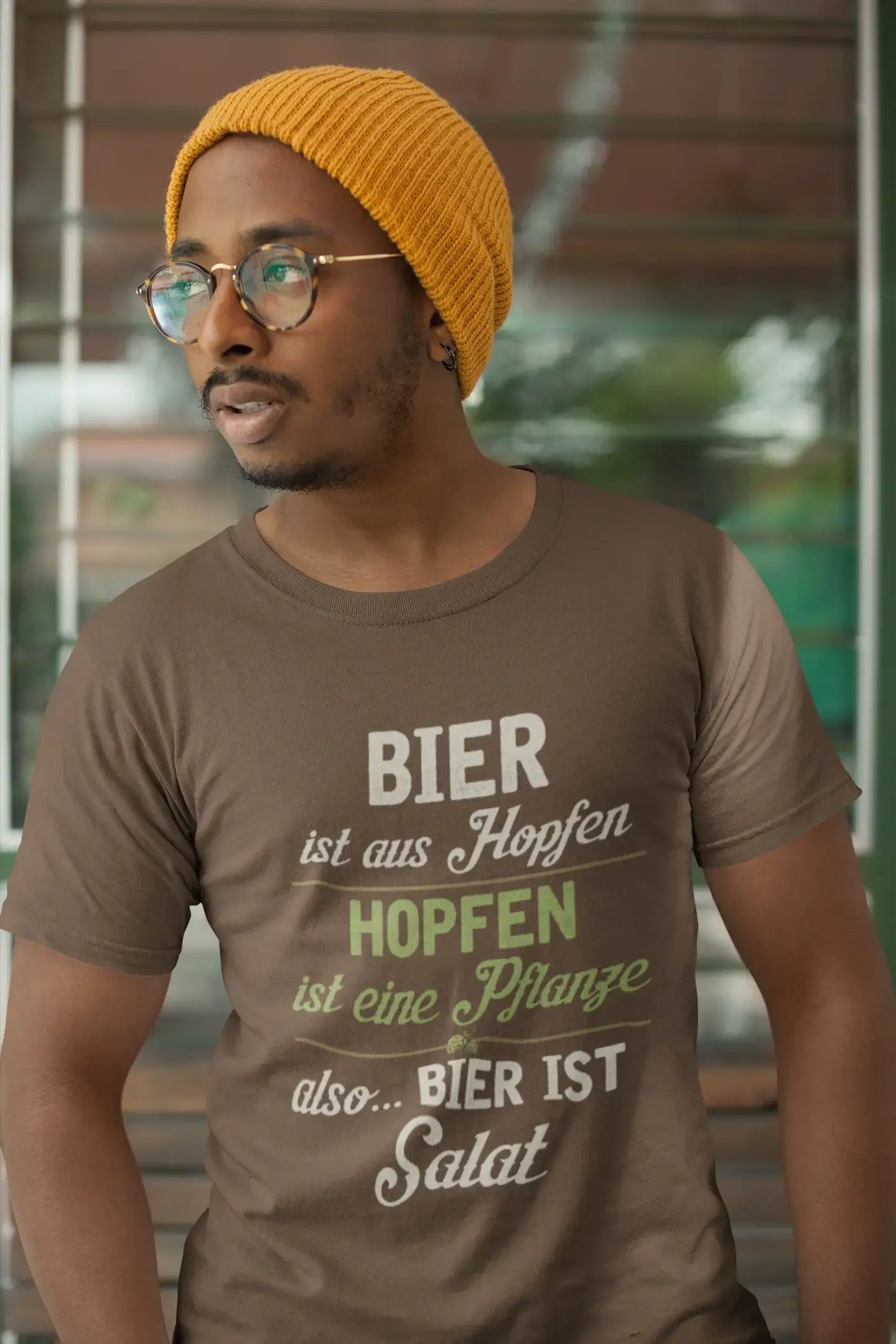 Men’s Graphic T-Shirt Bier ist Salat Gift Idea