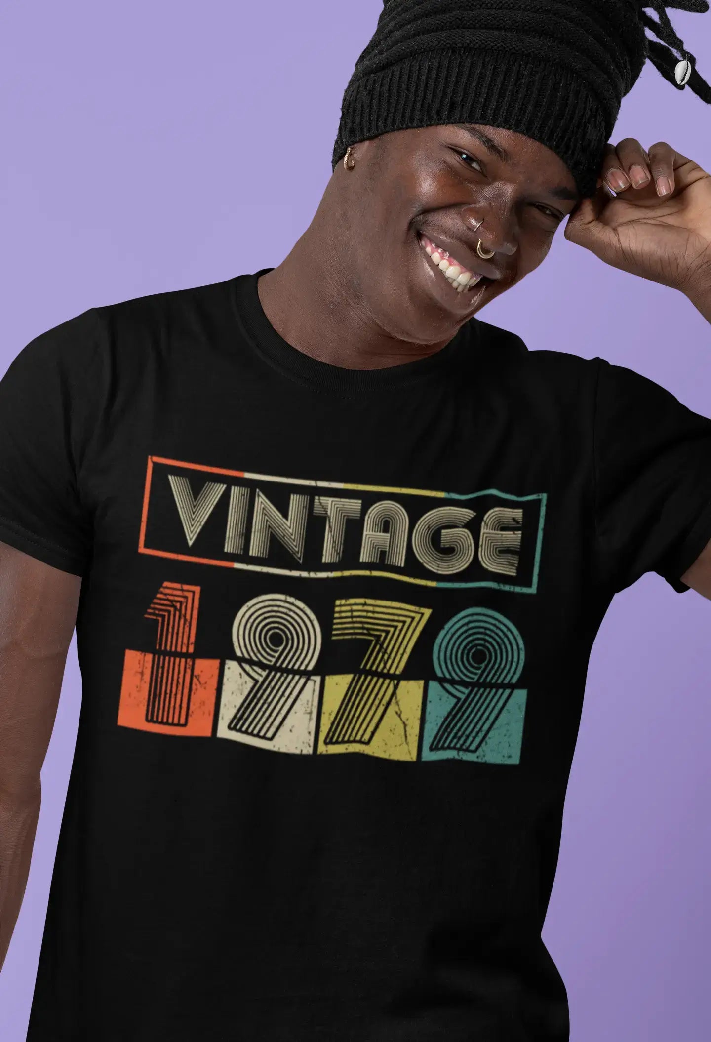 ULTRABASIC Men's Novelty T-Shirt Vintage 1979 - Gift for 42nd Birthday Tee Shirt