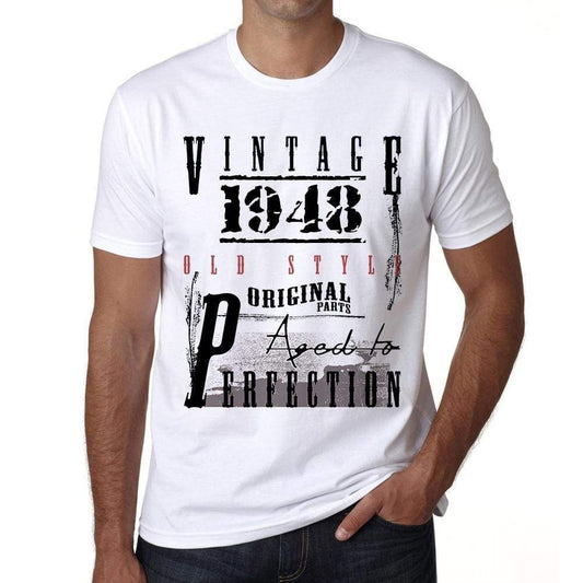 1948,birthday gifts for him,birthday t-shirts,Men's Short Sleeve Round Neck T-shirt ultrabasic-com.myshopify.com