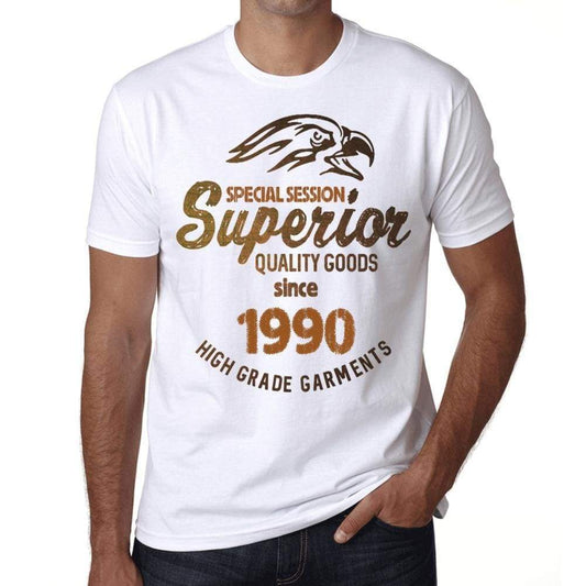 1990 Special Session Superior Since 1990 Mens T-Shirt White Birthday Gift 00522 - White / Xs - Casual