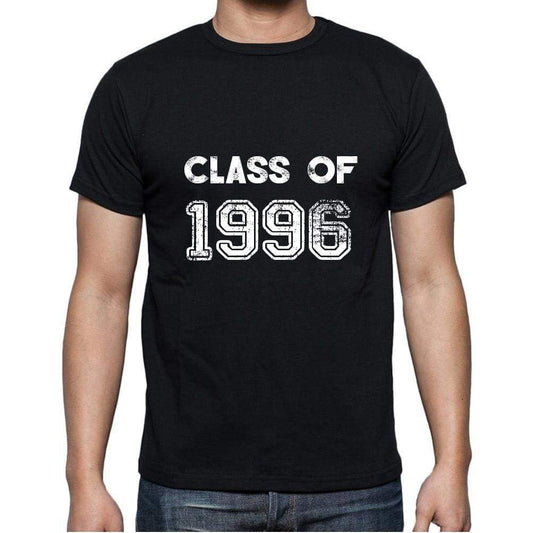 1996 Class Of Black Mens Short Sleeve Round Neck T-Shirt 00103 - Black / S - Casual