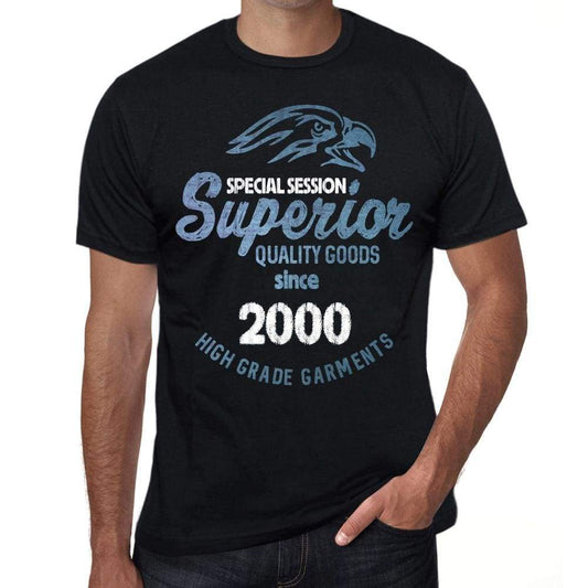 2000 Special Session Superior Since 2000 Mens T-Shirt Black Birthday Gift 00523 - Black / Xs - Casual