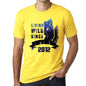 2012 Living Wild 2 Since 2012 Mens T-Shirt Yellow Birthday Gift 00516 - Yellow / Xs - Casual