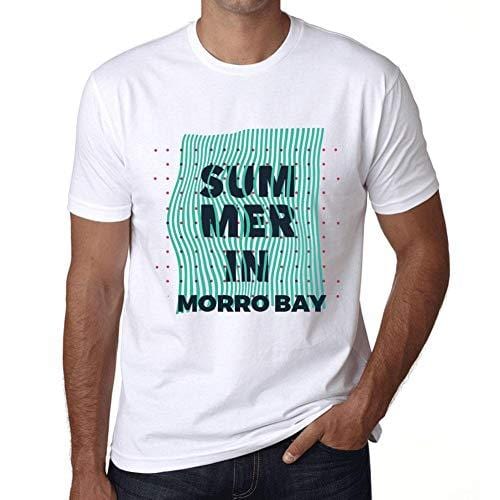 Ultrabasic - Homme Graphique Summer in Morro Bay Blanc