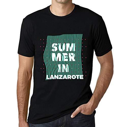 Ultrabasic - Homme Graphique Summer in Lanzarote Noir Profond