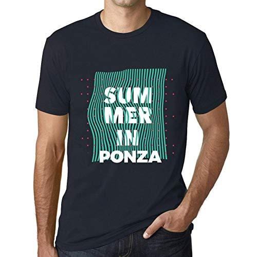 Ultrabasic - Homme Graphique Summer in Ponza Marine