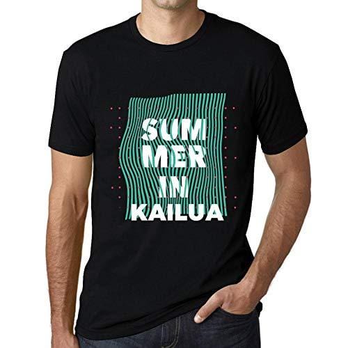 Ultrabasic - Homme Graphique Summer in Kailua Noir Profond