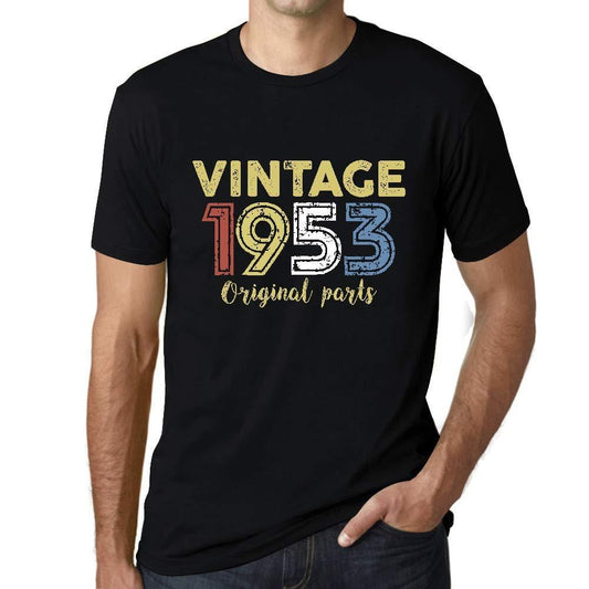 Ultrabasic - Homme Graphique Vintage 1953 T-Shirt Noir Profond