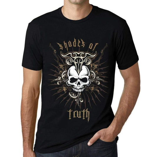 Ultrabasic - Homme T-Shirt Graphique Shades of Truth Noir Profond