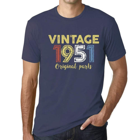 Ultrabasic - Homme Graphique Vintage 1951 T-Shirt Denim